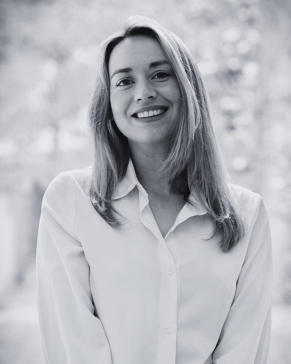 Candice Miller portrait in black and white