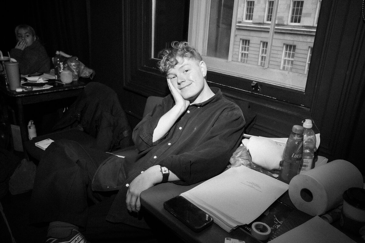 Jay Robinson in a rehearsal room